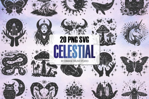 Celestial PNG Bundle - Mystical SVG