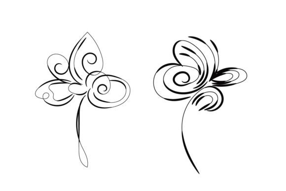 Vintage Flower Floral Ornament