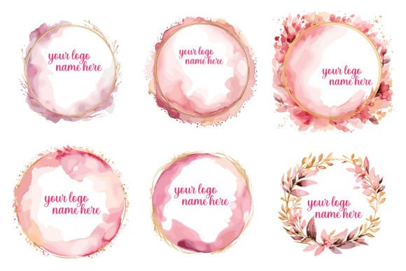 Watercolor Floral Logo Design